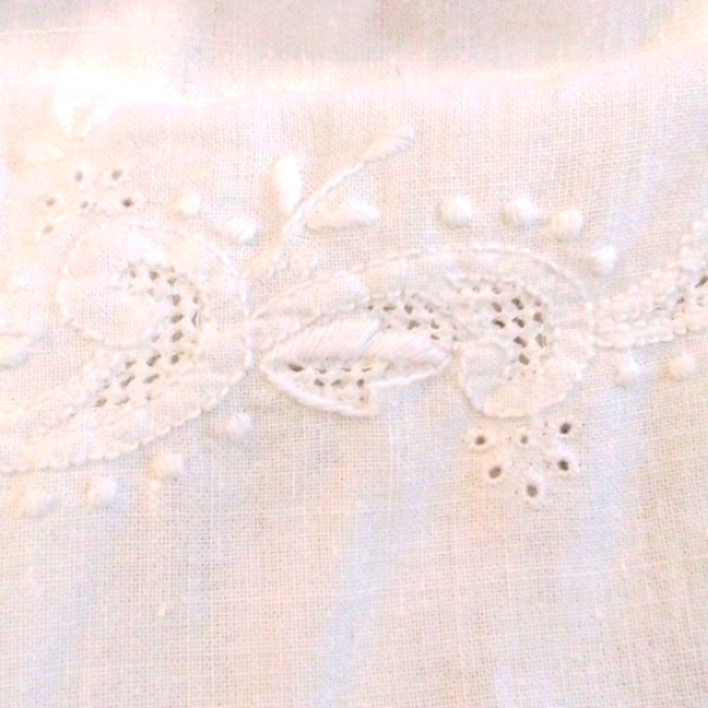 Karin Stevens White Cotton Blend Dress - Picture 10 of 11